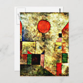 Klee - Red Balloon Postkarte (Vorne/Hinten)