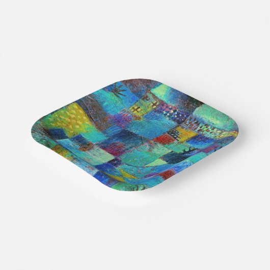 Klee - Reihengarten Pappteller (Gewinkelt)