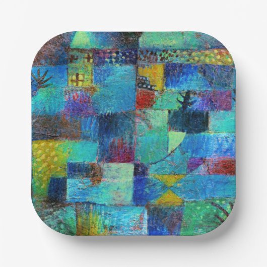 Klee - Reihengarten Pappteller (Vorderseite)