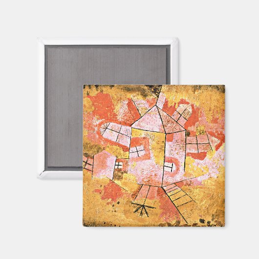 Klee - Revolving House, Magnet (Vorderseite/Rückseite)