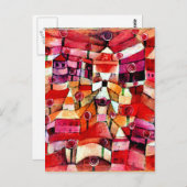 Klee - Rose Garden, 1920 Kunstwerk Postkarte (Vorne/Hinten)