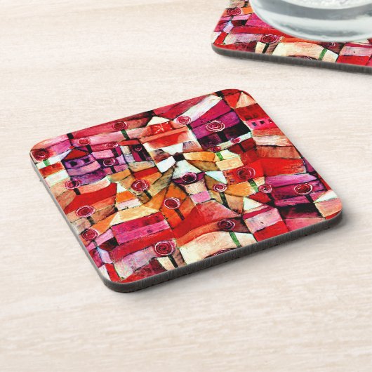 Klee - Rose Garden Getränkeuntersetzer (Linke Seite)