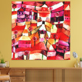 Klee - Rose Garden Leinwanddruck (Insitu (Wohnzimmer))