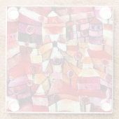 Klee - Rosengarten Glasuntersetzer (Rückseite)