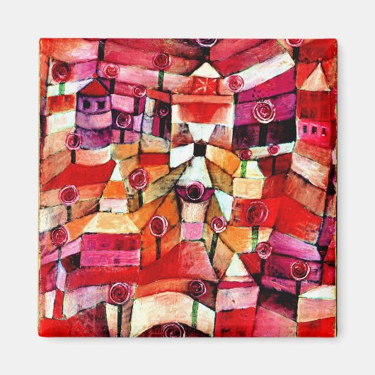 Klee - Rosengarten Magnet (Vorne)