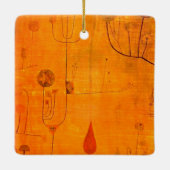 Klee - Rote Früchte, abstrakte Kunst, Keramikornament (Rückseite)