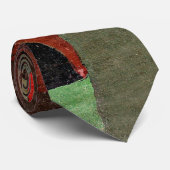 Klee - Rote, grüne und violett-gelbe Rhythmen Krawatte (Gerollt)