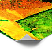 Klee - Rote und weiße Domes Poster (Ecke)