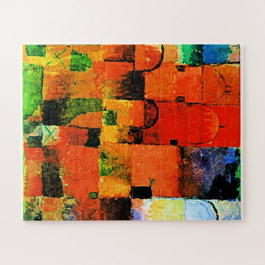 Klee - Rote und weiße Domes Puzzle (Horizontal)