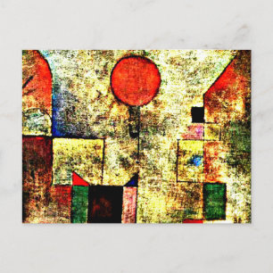 Klee - Roter Ballon Feiertagspostkarte