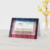 Klee - Ruhen, abstrakte Malerei, Karte (Gelbe Blume)