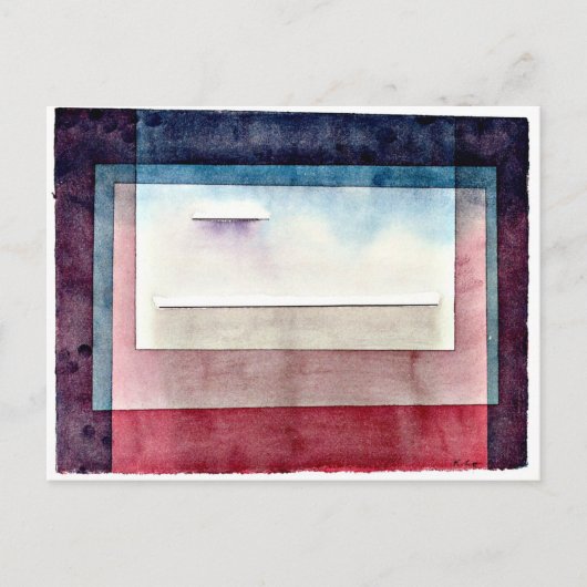 Klee - Ruhen Postkarte (Vorderseite)