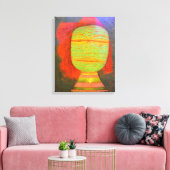 Klee - Schauspielermaske Leinwanddruck (Insitu (Wohnzimmer))