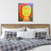 Klee - Schauspielermaske Leinwanddruck (Insitu (Schlafzimmer))