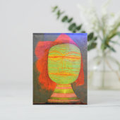 Klee - Schauspielermaske Postkarte (Stehend Vorderseite)