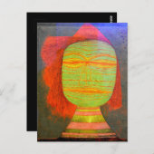 Klee - Schauspielermaske Postkarte (Vorne/Hinten)
