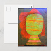 Klee - Schauspielermaske Postkarte (Vorne/Hinten)