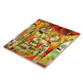 Klee - Schicksalsstunde im Vierteljahr bis Zwölf Fliese (Seite)