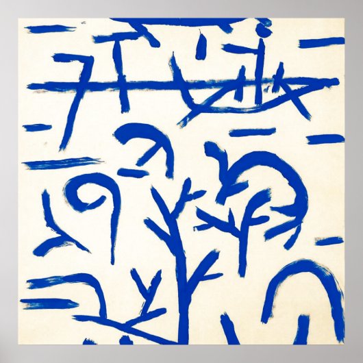 Klee - Schiffe in der Flut Poster (Vorne)