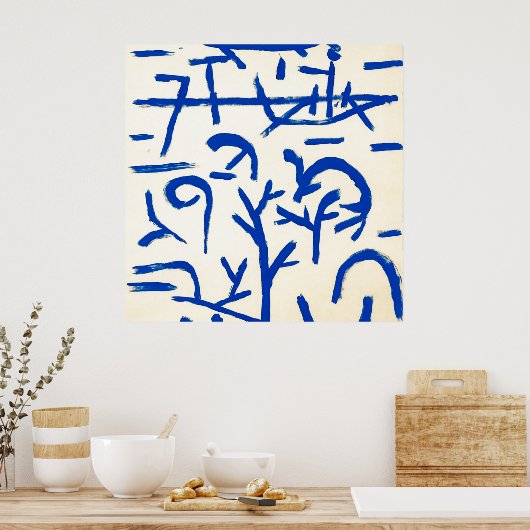 Klee - Schiffe in der Flut Poster (Küche)