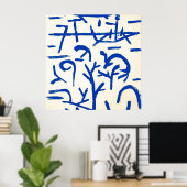 Klee - Schiffe in der Flut Poster (Heimbüro)