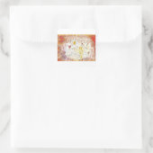 Klee - Schlechte Band, Quadratischer Aufkleber (Tasche)