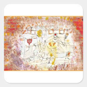 Klee - Schlechte Band, Quadratischer Aufkleber