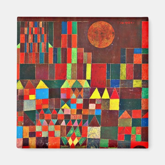 Klee - Schloss und Sonne, Magnet (Vorne)