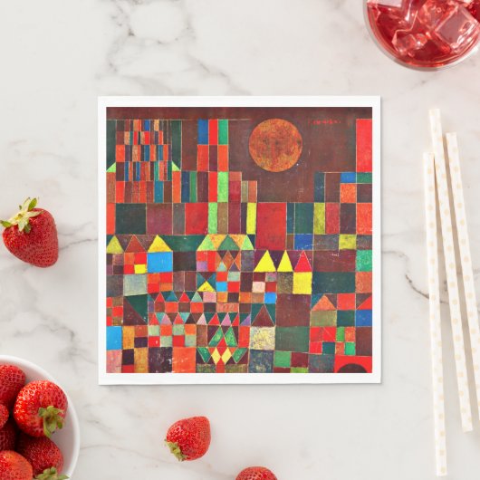 Klee - Schloss und Sonne Serviette (Beispiel)