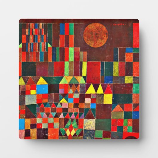 Klee - Schloss und Sun Fotoplatte (Vorderseite)