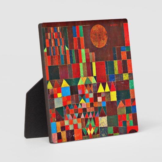 Klee - Schloss und Sun Fotoplatte (Vorderseite)