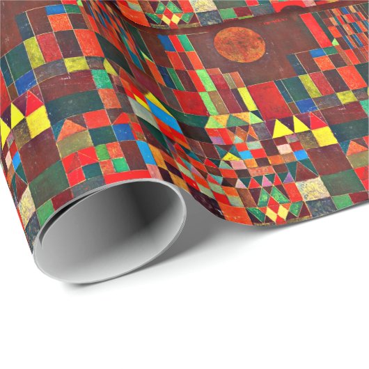 Klee - Schloss und Sun Geschenkpapier (Rolleneckpunkt)