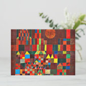 Klee - Schloss und Sun Karte (Stehend Vorderseite)