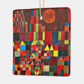 Klee - Schloss und Sun Keramikornament (Links)