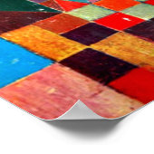 Klee - Schloss und Sun Poster (Ecke)