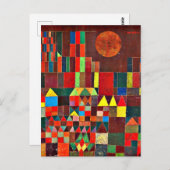 Klee - Schloss und Sun Postkarte (Vorne/Hinten)