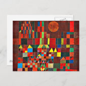 Klee - Schloss und Sun Postkarte (Vorne/Hinten)