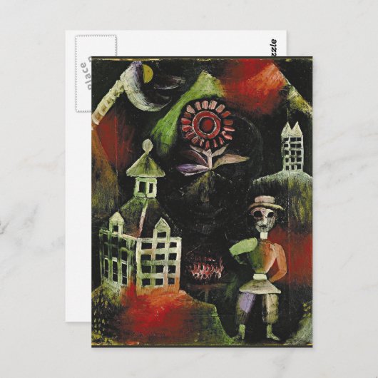 Klee - Schulhaus Postkarte (Vorne/Hinten)