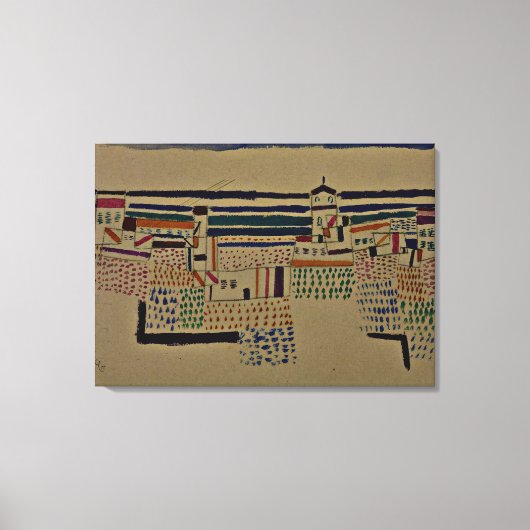 Klee - Seaside Resort in Südfrankreich Leinwanddruck (Vorderseite)