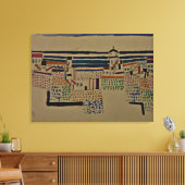 Klee - Seaside Resort in Südfrankreich Leinwanddruck (Insitu (Wohnzimmer))