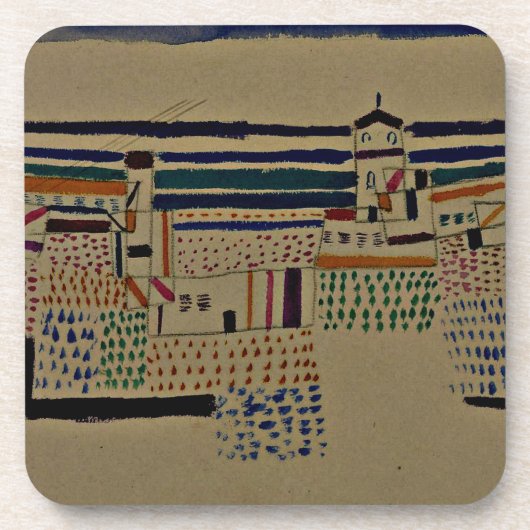 Klee - Seaside Resort South France Getränkeuntersetzer (Vorderseite)