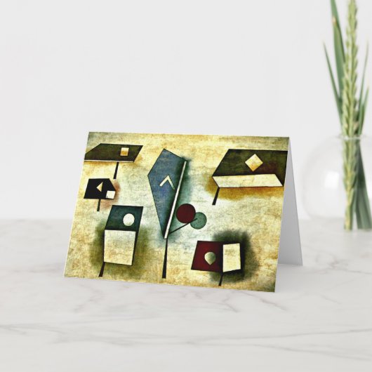 Klee - sechs Arten Karte (Vorderseite)