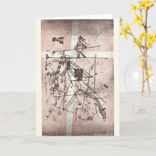 Klee - Seiltänzer Karte (Gelbe Blume)