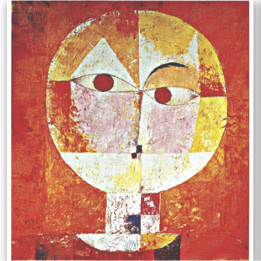 Klee - Senecio Aufkleber (Vorderseite)