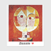 Klee - Senecio Aufkleber (Blatt)