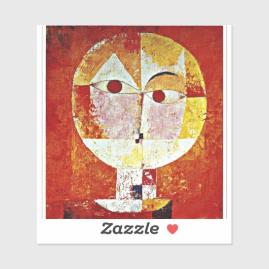 Klee - Senecio Aufkleber (Blatt)