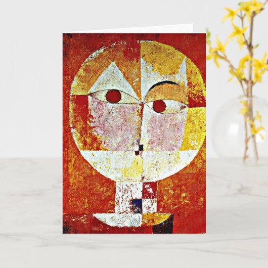 Klee - Senecio Karte (Gelbe Blume)