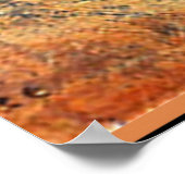 Klee - Sonnenuntergang, abstraktes Kunstwerk, Poster (Ecke)