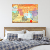 Klee - Sonnenuntergang Leinwanddruck (Insitu (Schlafzimmer))