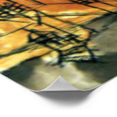 Klee - Stadt der Kirchen, 1918 Poster (Ecke)